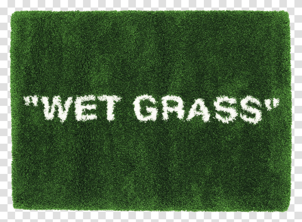 Markerad Wet Grass Label, Rug, Text, Word, Alphabet Transparent Png