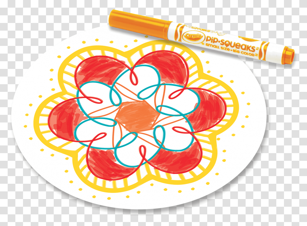 Markers Clipart Marker Crayola Circle, Label, Pattern Transparent Png