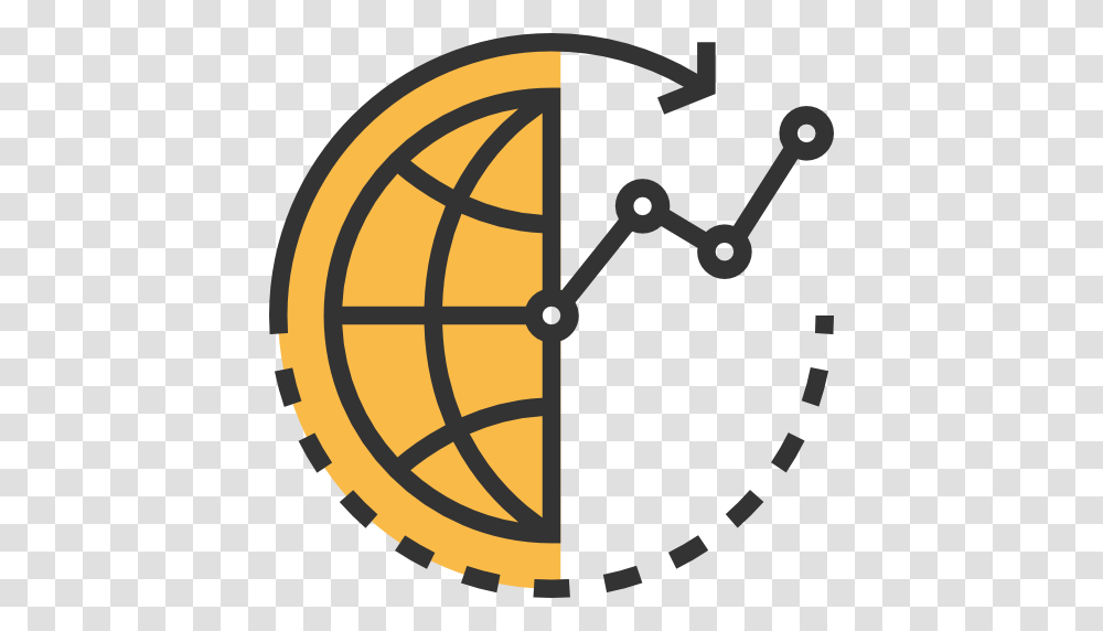 Market And Economy Icon, Analog Clock, Wall Clock, Bow Transparent Png