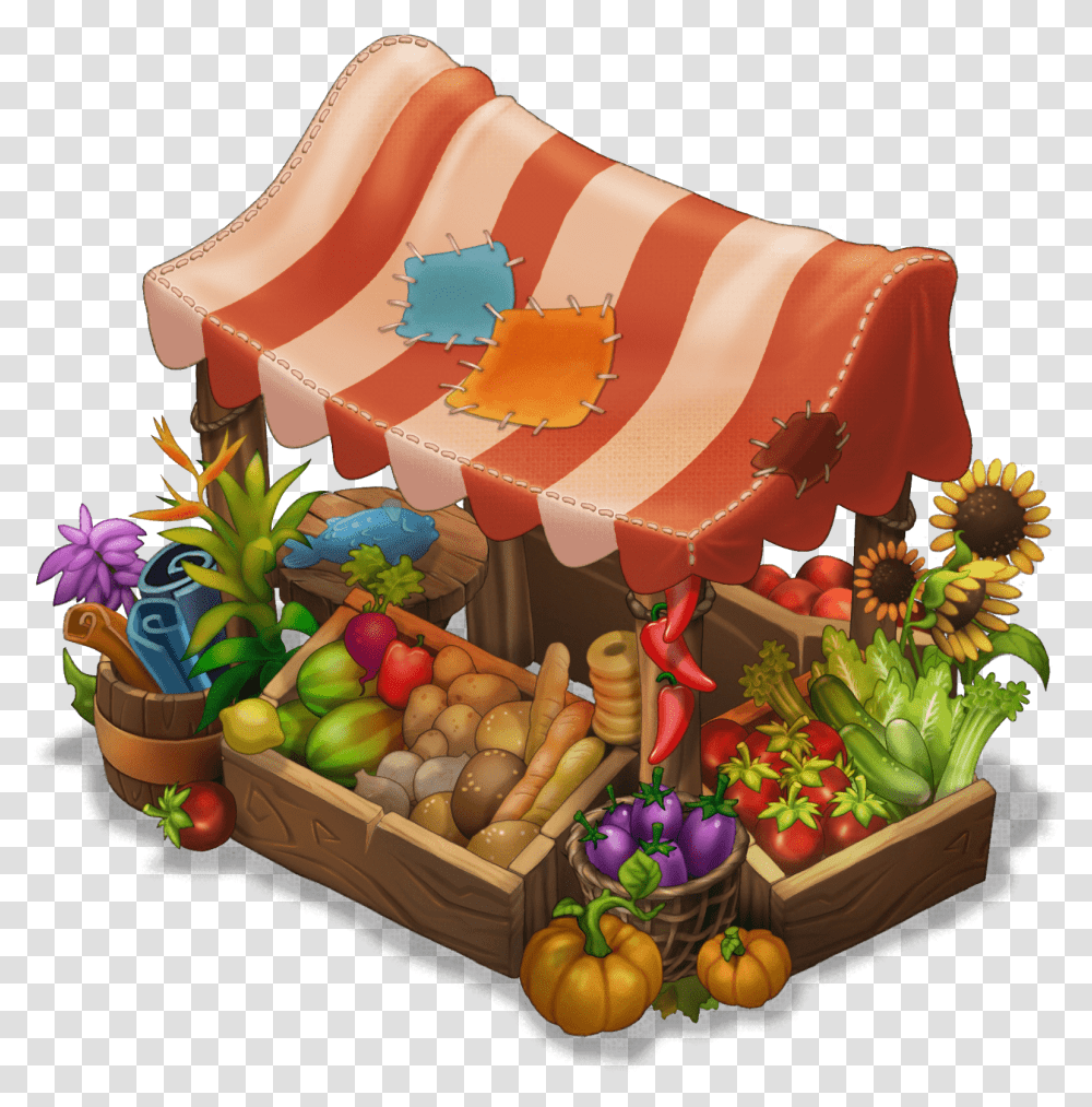 Market Dawn Of Fire My Singing Monsters Wiki Fandom Natural Foods, Sweets, Birthday Cake, Dessert, Plant Transparent Png