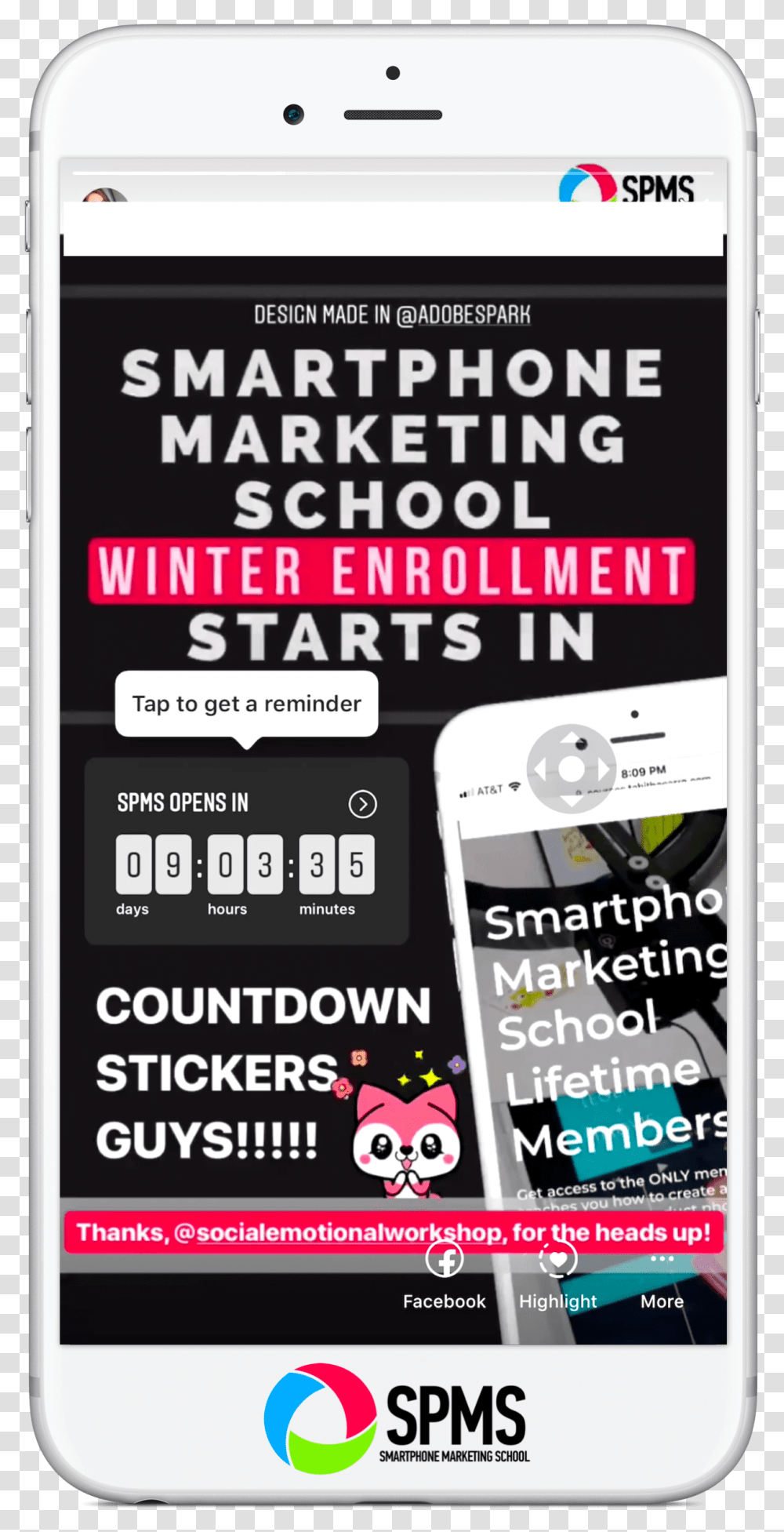 Market Your Launch With The Instagram Stories Countdown Smartphone, Mobile Phone, Electronics, Cell Phone, Poster Transparent Png
