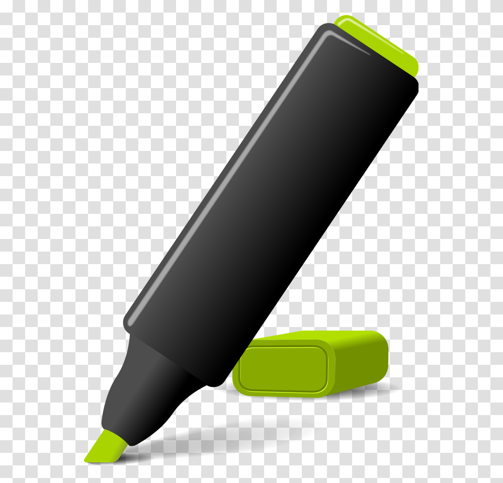 Marking Pin Marker Green Office Pen Felt Pen Textmarker Clipart, Mobile Phone, Electronics, Cell Phone, Medication Transparent Png