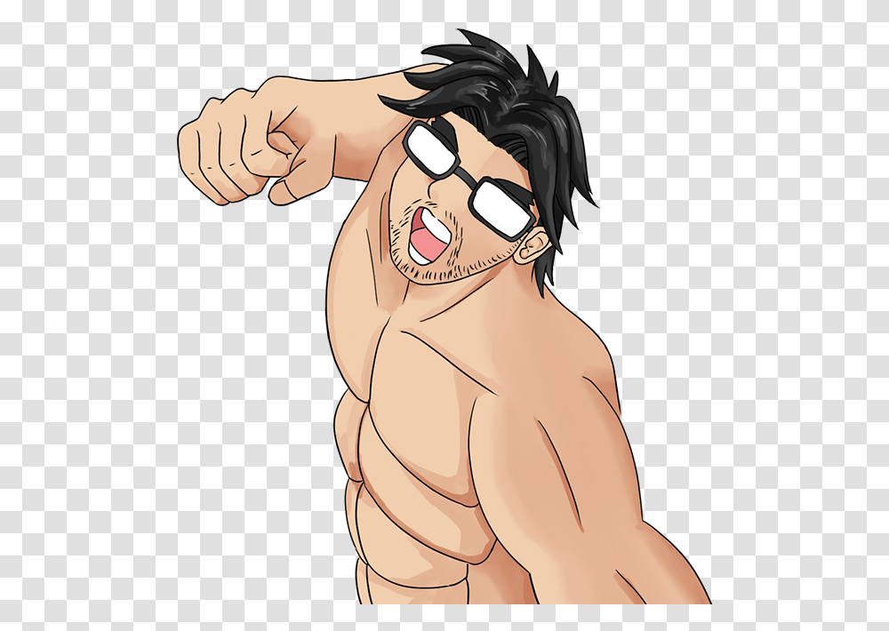 Markiplier Animated Fictional Character, Hand, Face, Person, Sunglasses Transparent Png