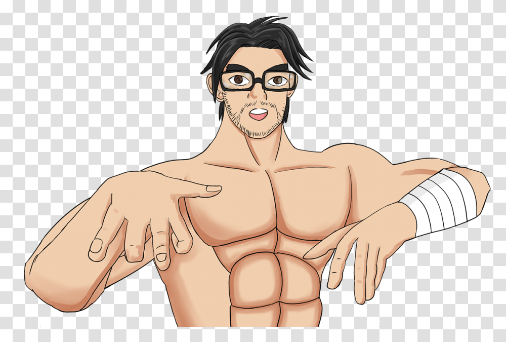 Markiplier Animated Keniplier No Ken, Person, Face, Hand, Pillow Transparent Png