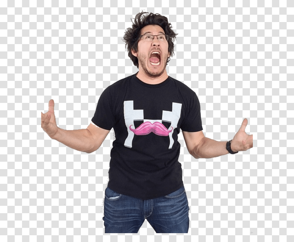 Markiplier, Clothing, Person, T-Shirt, People Transparent Png