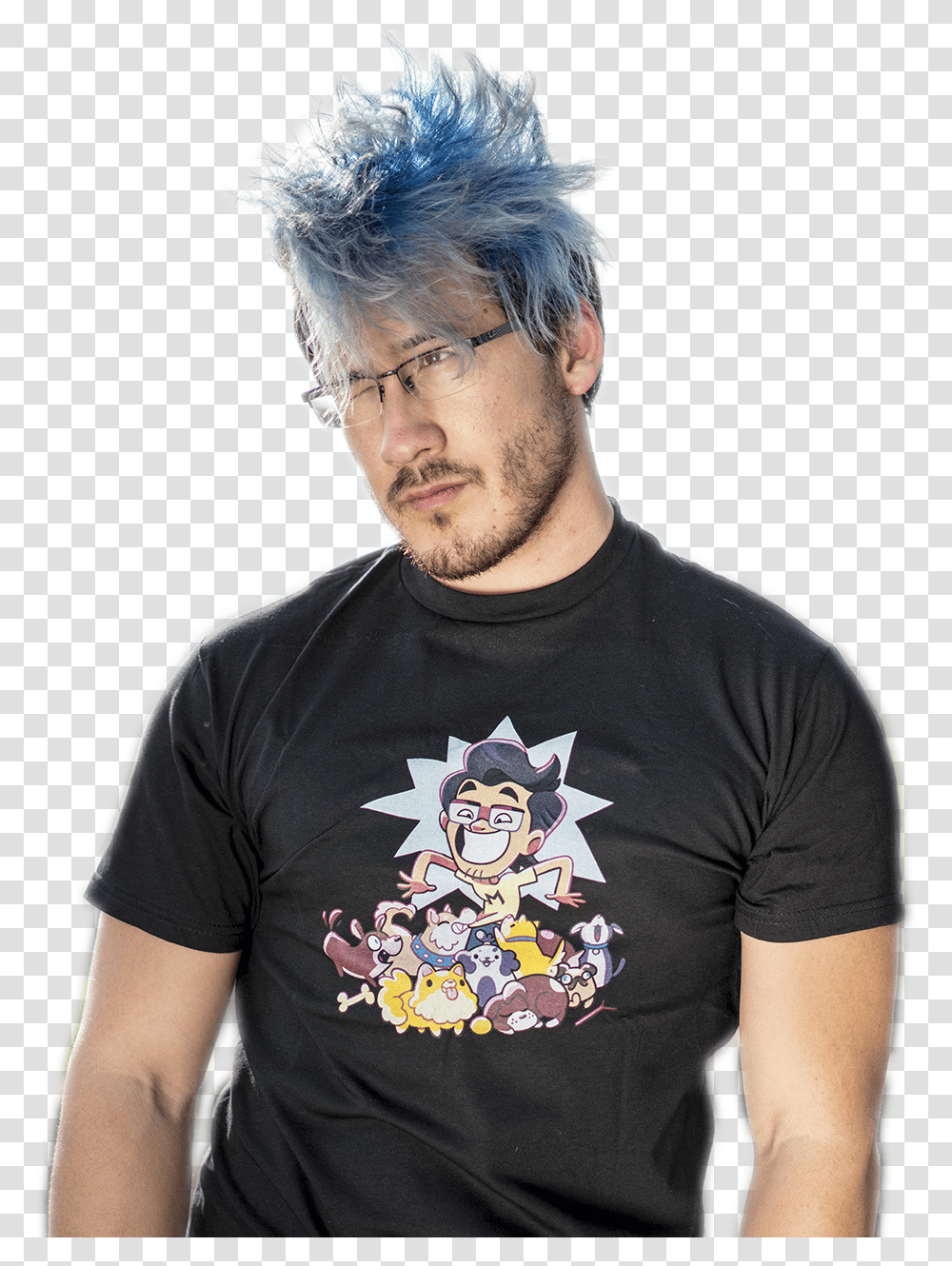 Markiplier Floof The Hair, Apparel, Person, Human Transparent Png