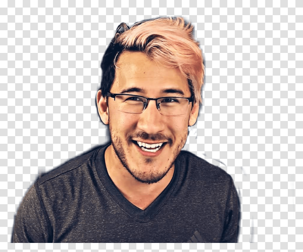 Markiplier Fun, Person, Face, Man, Glasses Transparent Png