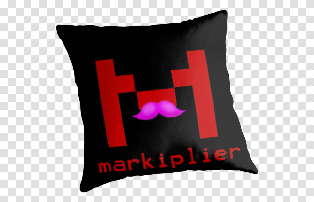 Markiplier Logo Gallery, Pillow, Cushion, Word, Interior Design Transparent Png