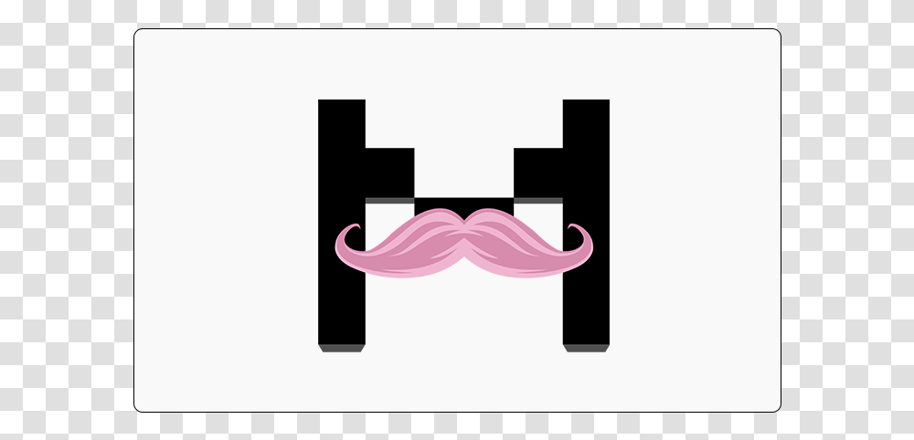 Markiplier M With Mustache, Face, Label, Photo Booth Transparent Png
