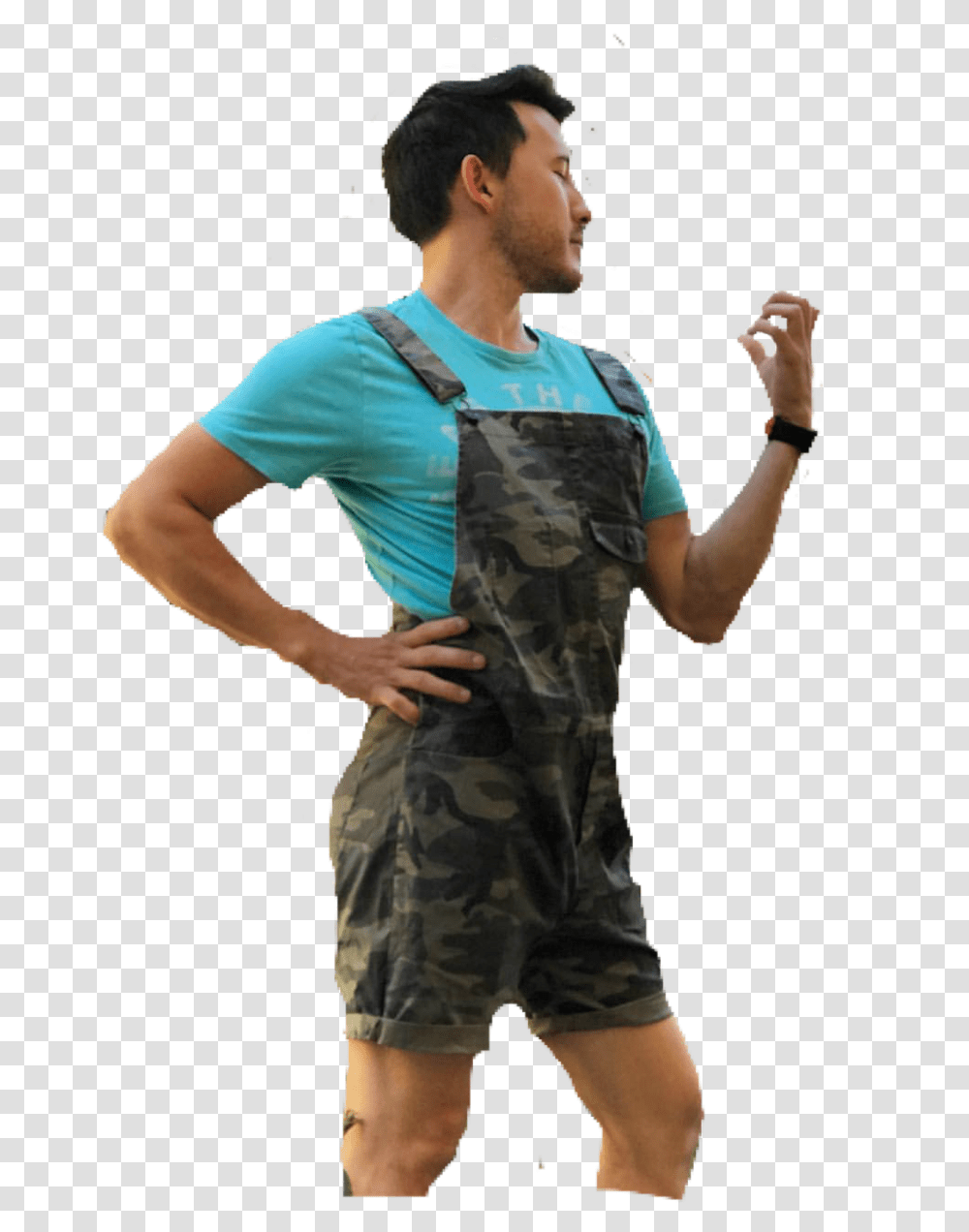 Markiplier Sticker Bermuda Shorts, Sleeve, Clothing, Person, Long Sleeve Transparent Png