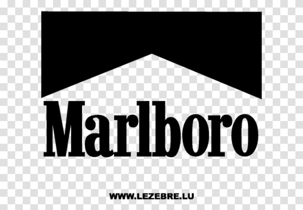 Marlboro Logo Marlboro Clipart Black And White, Label, Alphabet Transparent Png