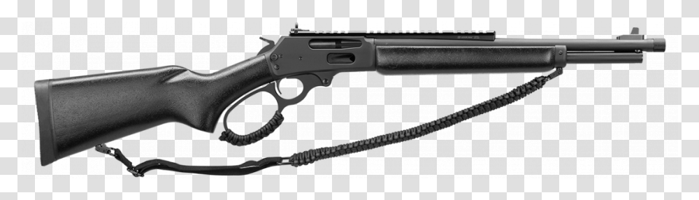 Marlin 45 70 Dark, Gun, Weapon, Weaponry, Shotgun Transparent Png