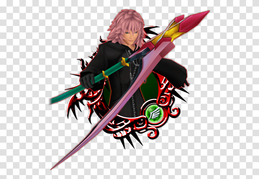 Marluxia B Kingdom Hearts 3 Angelic Amber, Bow, Person, Human Transparent Png