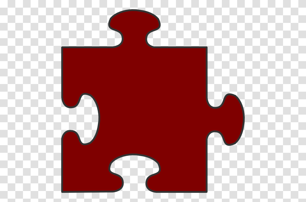 Maroon Border Puzzle Piece Top Clip Art, Game, Jigsaw Puzzle, Leaf, Plant Transparent Png