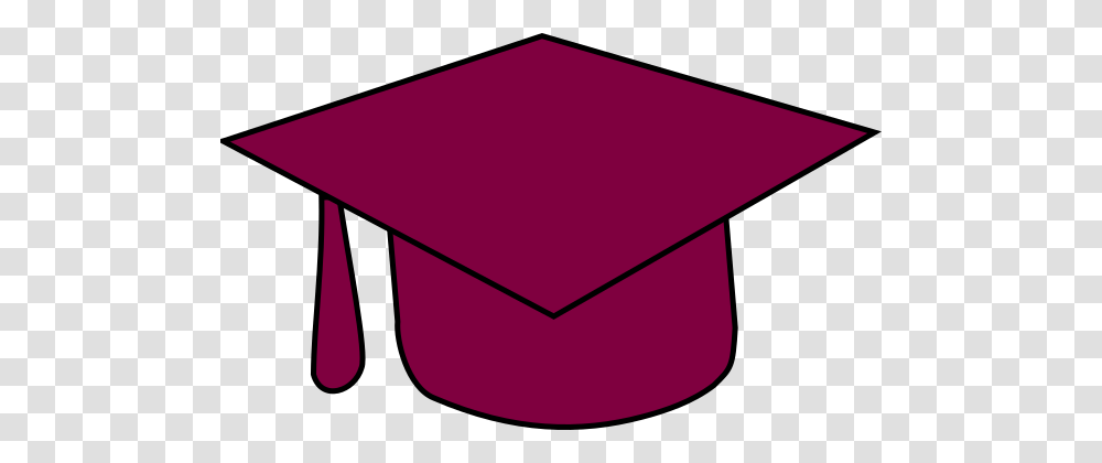 Maroon Grad Cap Clip Art, Graduation Transparent Png