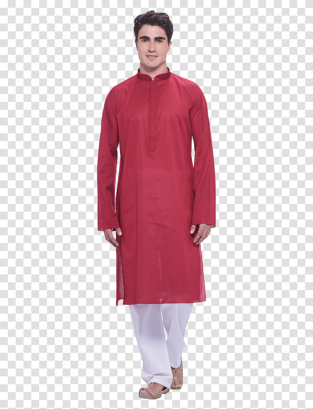 Maroon Kurta, Apparel, Coat, Sleeve Transparent Png