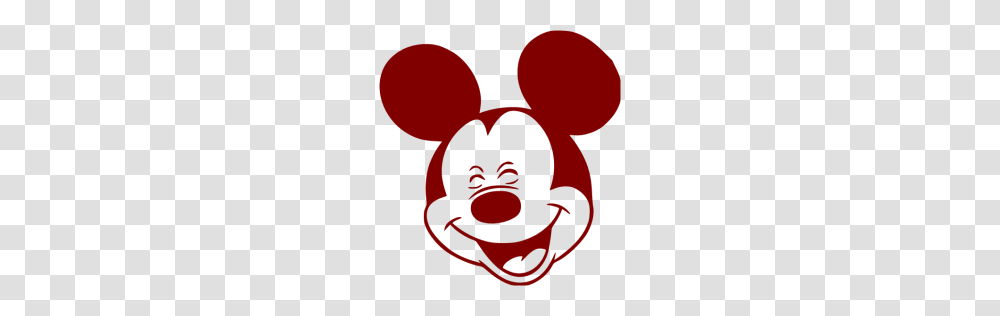 Maroon Mickey Mouse Icon, Sweets, Food, Confectionery Transparent Png