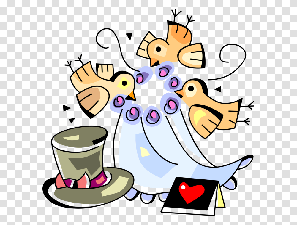 Marriage Clipart, Bird, Performer, Drawing Transparent Png