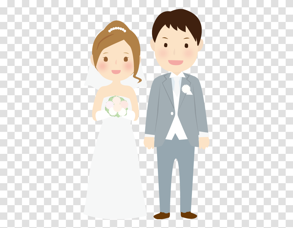 Marriage Download Cartoon, Person, Long Sleeve, People Transparent Png