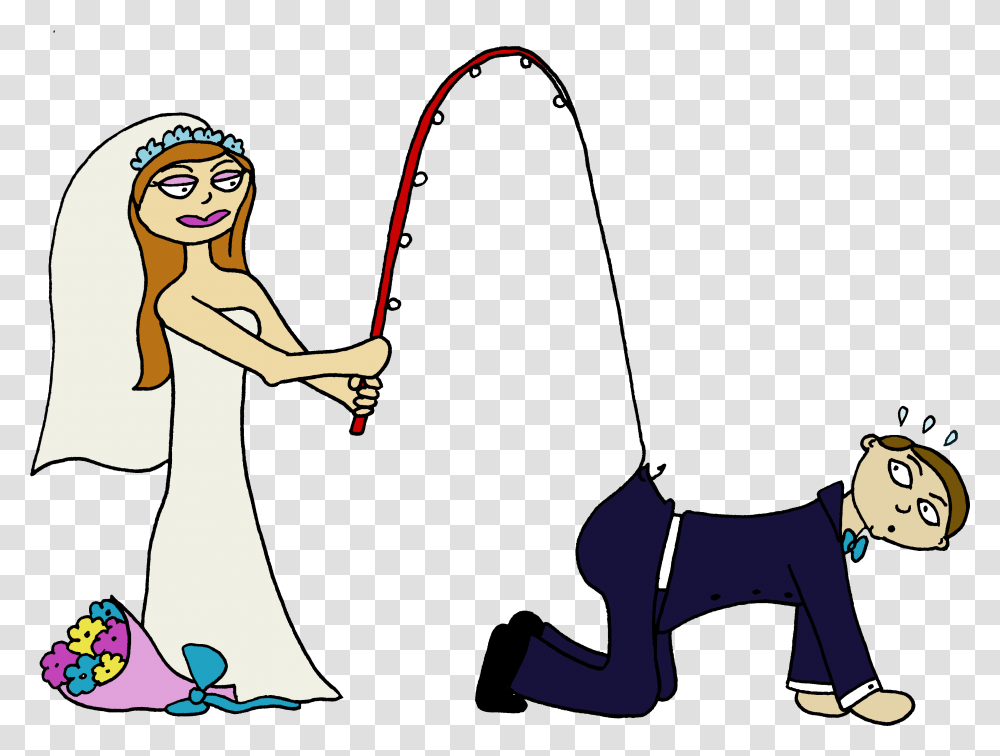 Marriage Proposal Wedding Echtpaar Clip Art Tarjetas De Matrimonio Divertidas, Person, Human, Whip, Performer Transparent Png