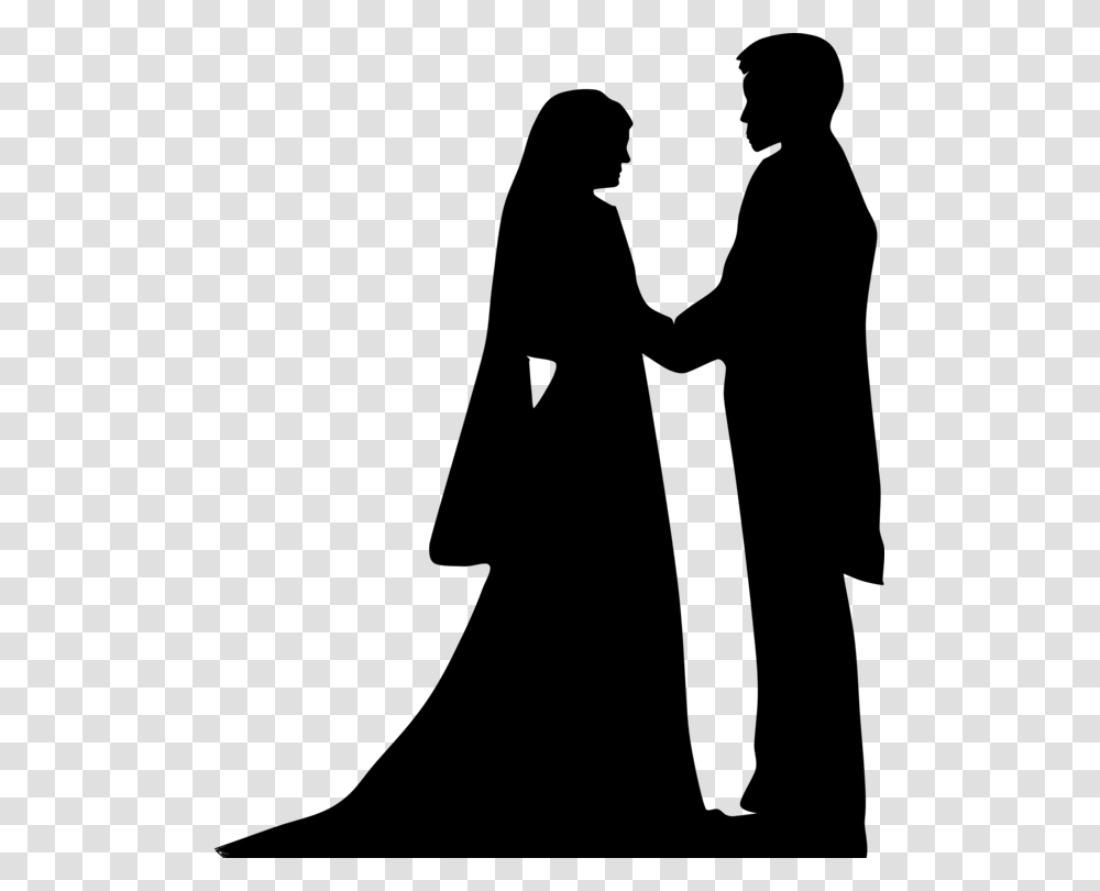 Marriage Silhouette Drawing Wedding Bridegroom, Gray, World Of Warcraft Transparent Png