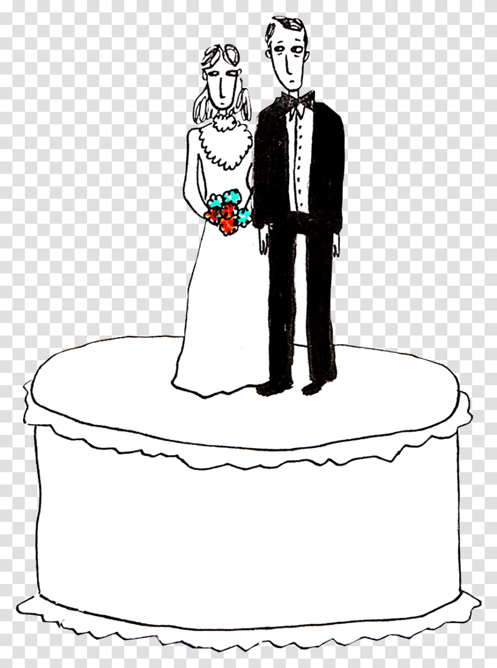 Married Couple Image Society Says Cartoon, Person, Cake, Dessert, Food Transparent Png