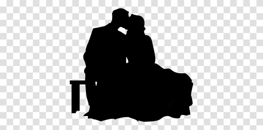 Married Couple Images Double Bass Silhouette, Person, Sleeve, Hoodie Transparent Png