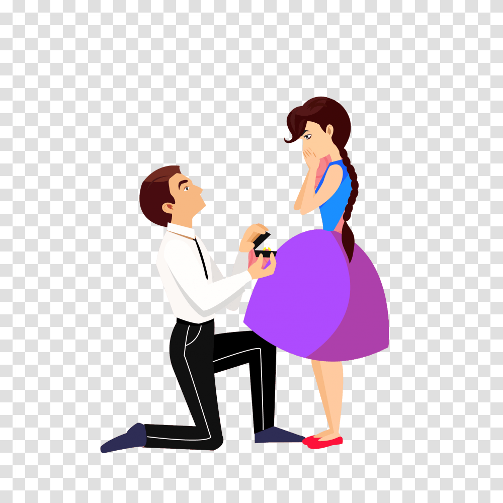 Marry In Love Propose The Man Proposal, Blonde, Woman, Girl, Kid Transparent Png