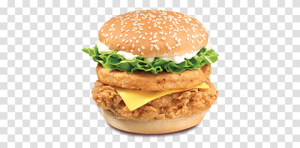 Marrybrown Tower Burger, Food Transparent Png