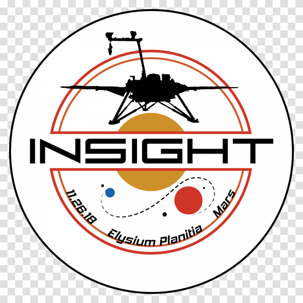 Mars Insight Circle, Label, Logo Transparent Png