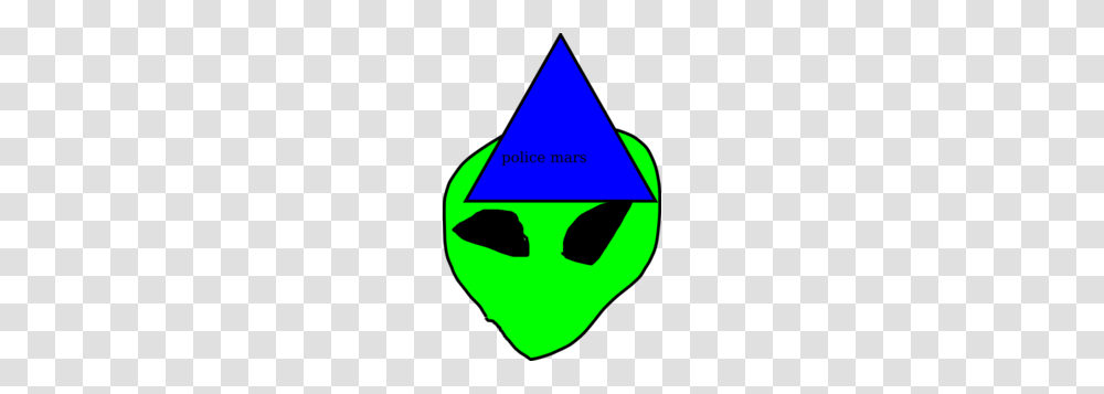 Mars Police Alien Clip Art, Triangle, Logo, Trademark Transparent Png