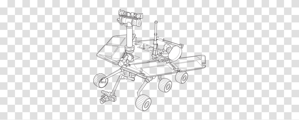 Mars Science Laboratory Photo Background Drawing Space Rover Sketch, Musical Instrument Transparent Png