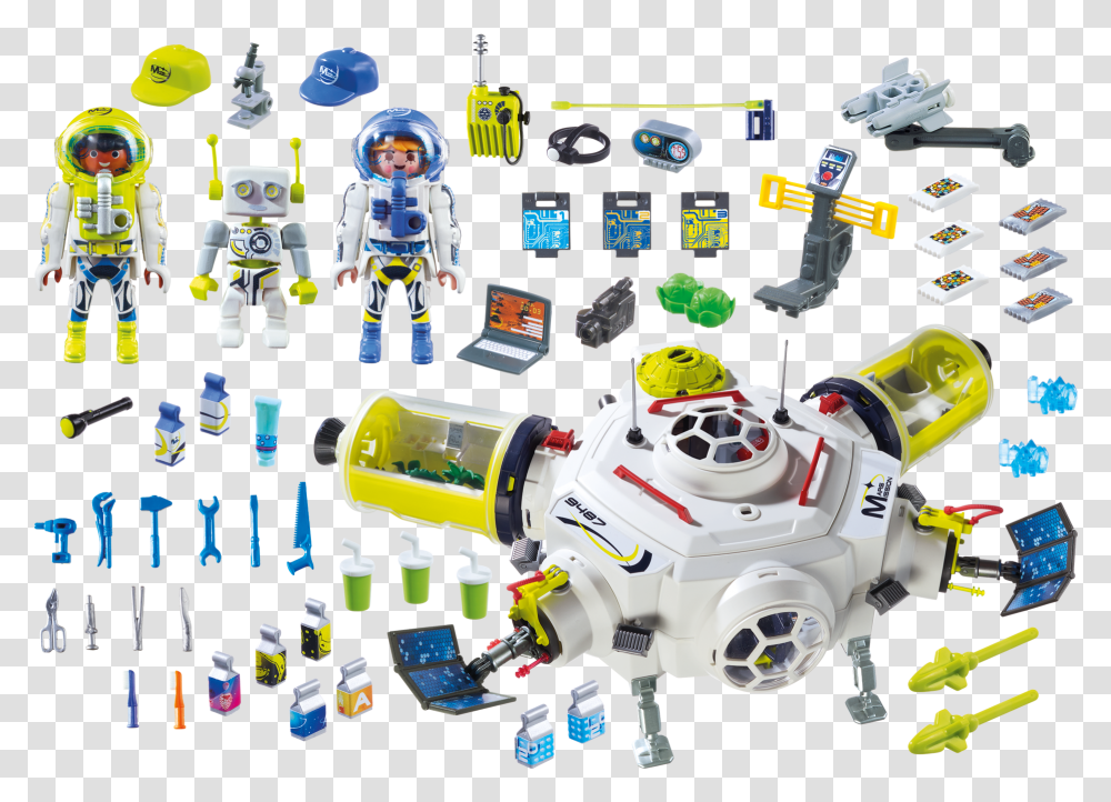 Mars Space Station Playmobil Mars Space Station, Toy, Robot, Helmet, Clothing Transparent Png