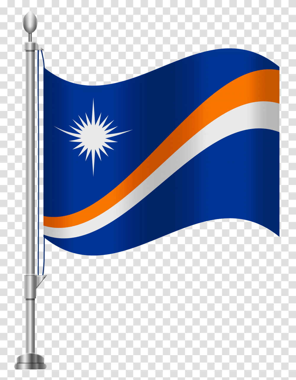 Marshal Islands Flag Clip Art, American Flag Transparent Png