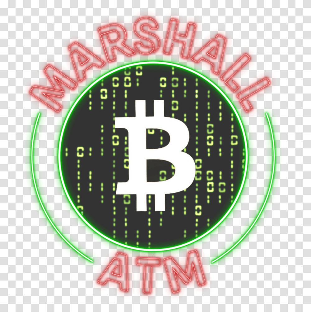 Marshall Bitcoin Atms Bitcoin, Text, Number, Symbol, Light Transparent Png