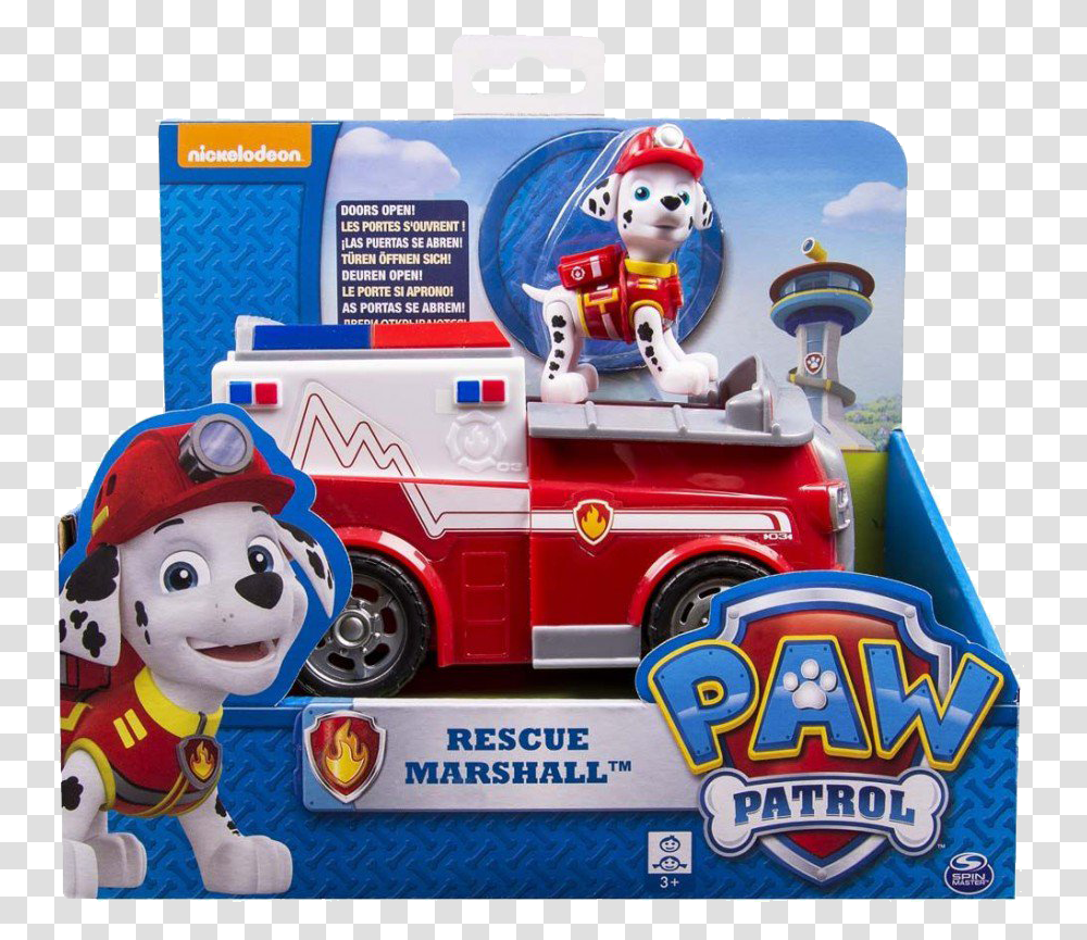 Marshall Fire Truck Paw Patrol Toys, Wheel, Machine, Super Mario, Vehicle Transparent Png