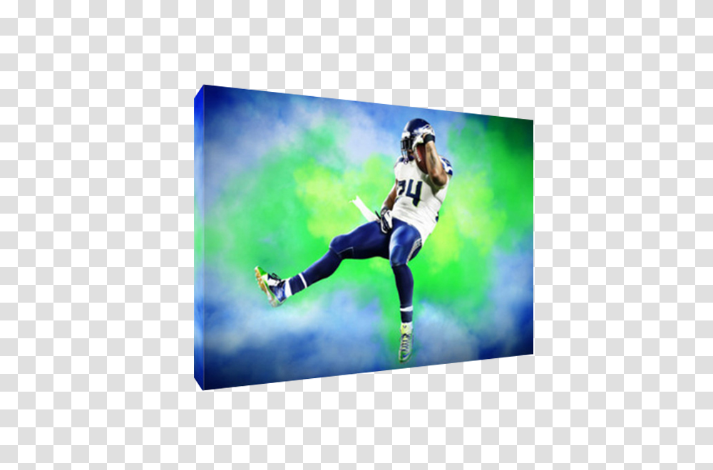 Marshawn Lynch Beast Quake Poster Photo Painting Artwork, Person, American Football, Team Sport, People Transparent Png