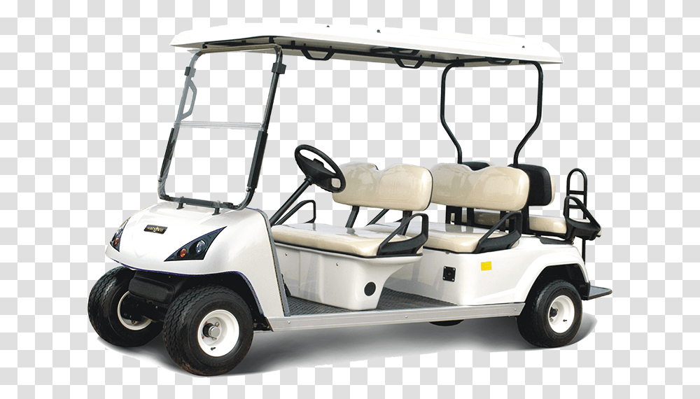 Marshell Electric Golf Car Dg C42 With 6 Seater Marshell Dg C4, Vehicle, Transportation, Golf Cart, Lawn Mower Transparent Png