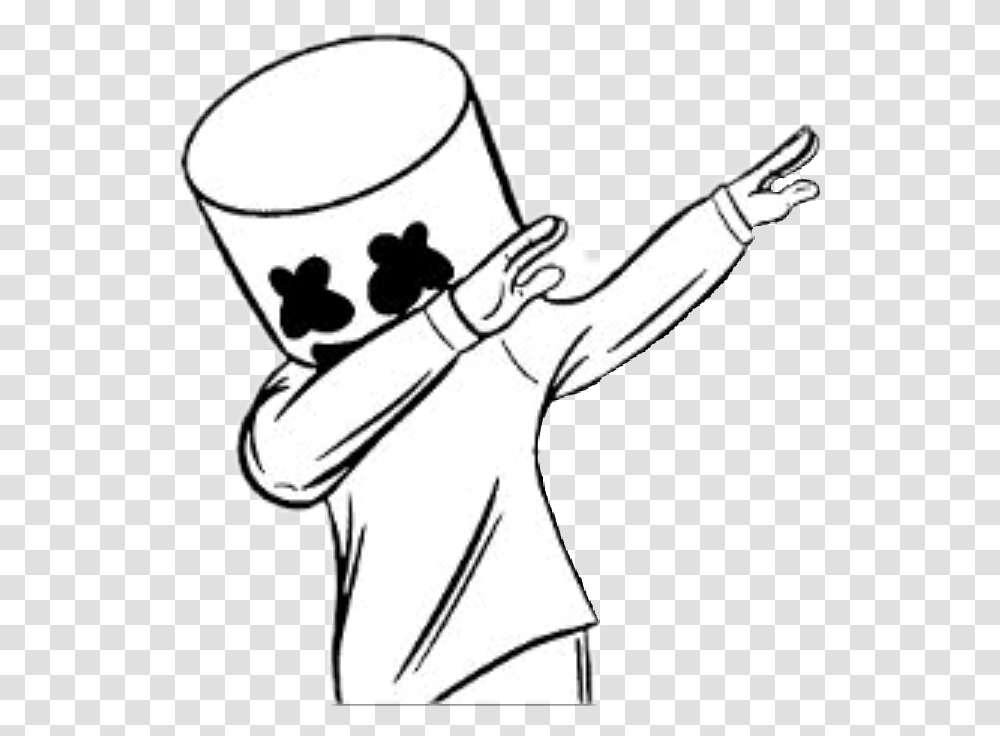 Marshmello Drawing Marshmallow For Free Download Marshmello Dj Hd, Coffee Cup, Person, Human, Bucket Transparent Png