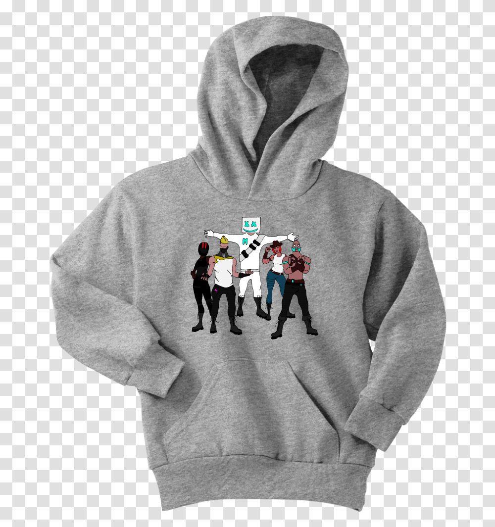 Marshmello Fortnite 4 Image Hoodie, Clothing, Apparel, Person, Human Transparent Png