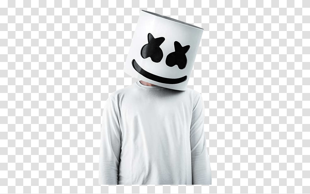 Marshmello Page, Person, Hat, Costume Transparent Png