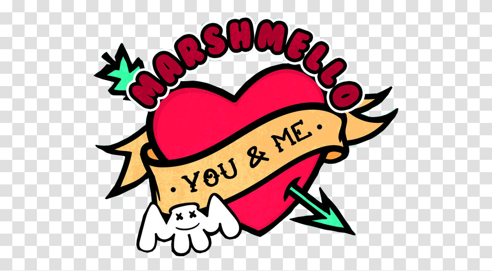 Marshmello You Is Me, Heart, Poster, Advertisement Transparent Png