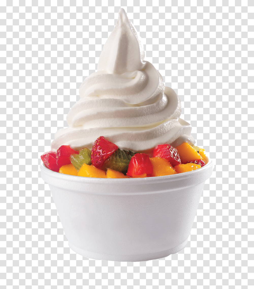 Mart Frozen Yogurt, Dessert, Food, Cream, Creme Transparent Png