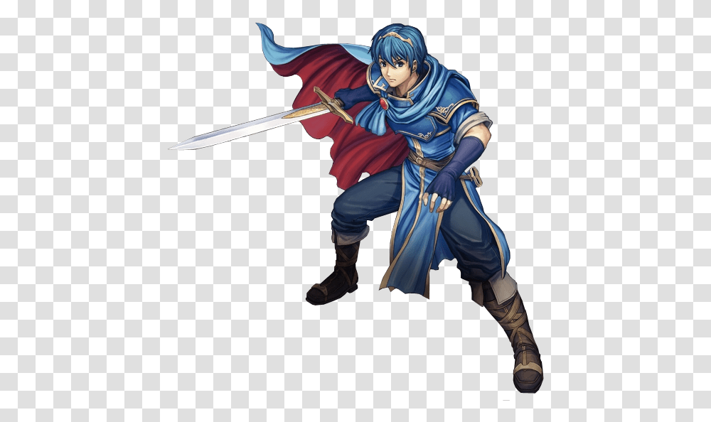 Marth 1 Image Marth New Mystery Of The Emblem, Person, Human, Duel, Manga Transparent Png