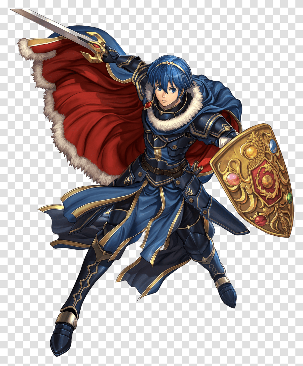 Marth Hero Feh, Person, Human, Knight, Armor Transparent Png