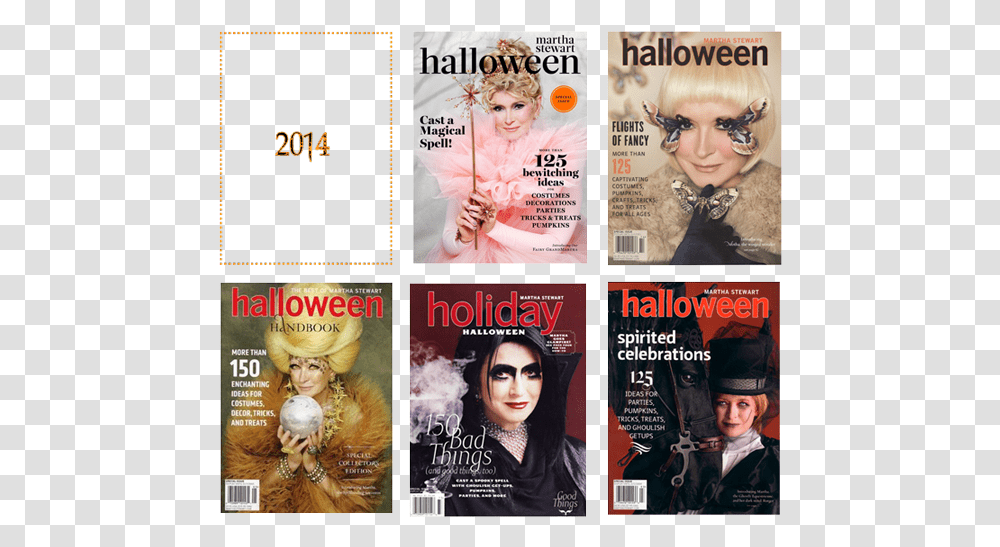 Martha Stewart Halloween 2018 Magazine, Person, Human, Poster, Advertisement Transparent Png