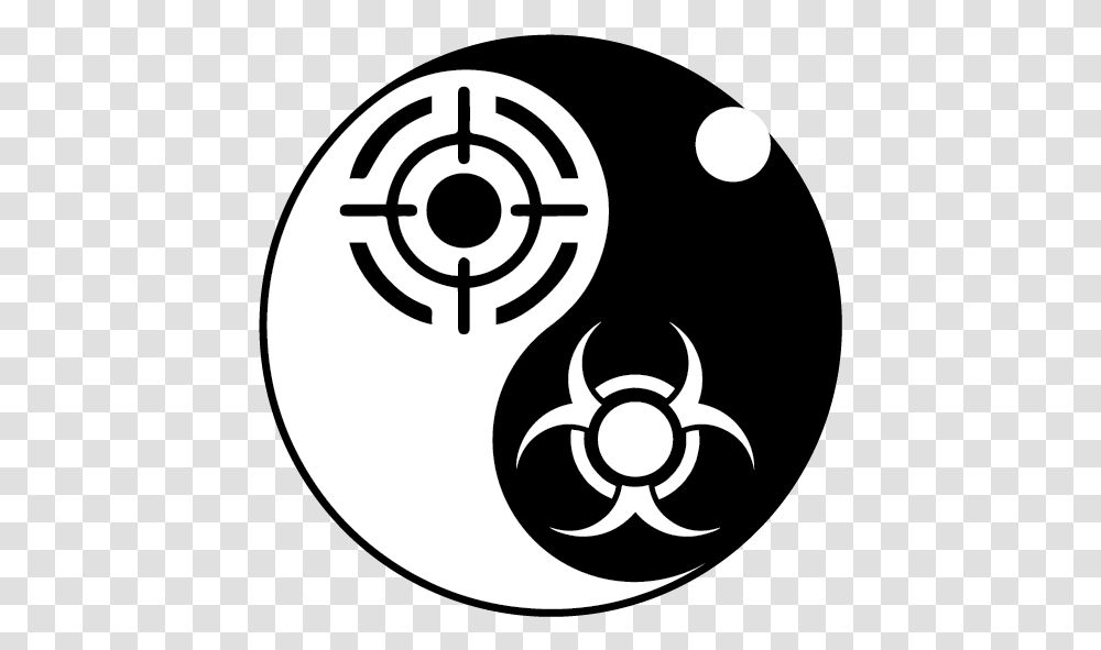 Martial Arts • Fighting Science 17 Yin Yang Of Circle, Stencil, Symbol, Logo, Trademark Transparent Png
