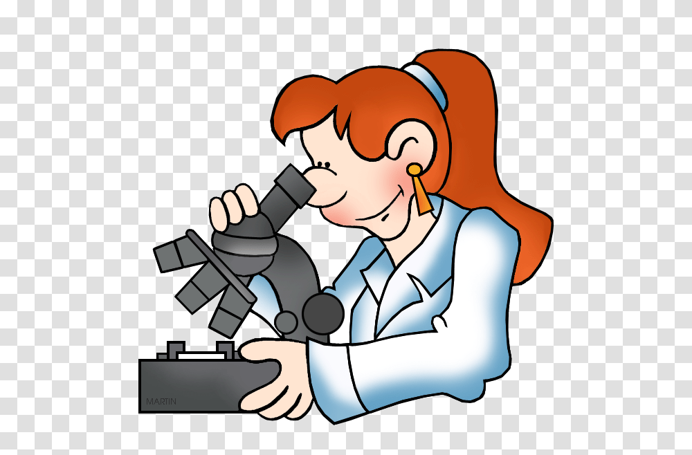 Martin Clipart, Scientist, Doctor, Microscope, Dentist Transparent Png