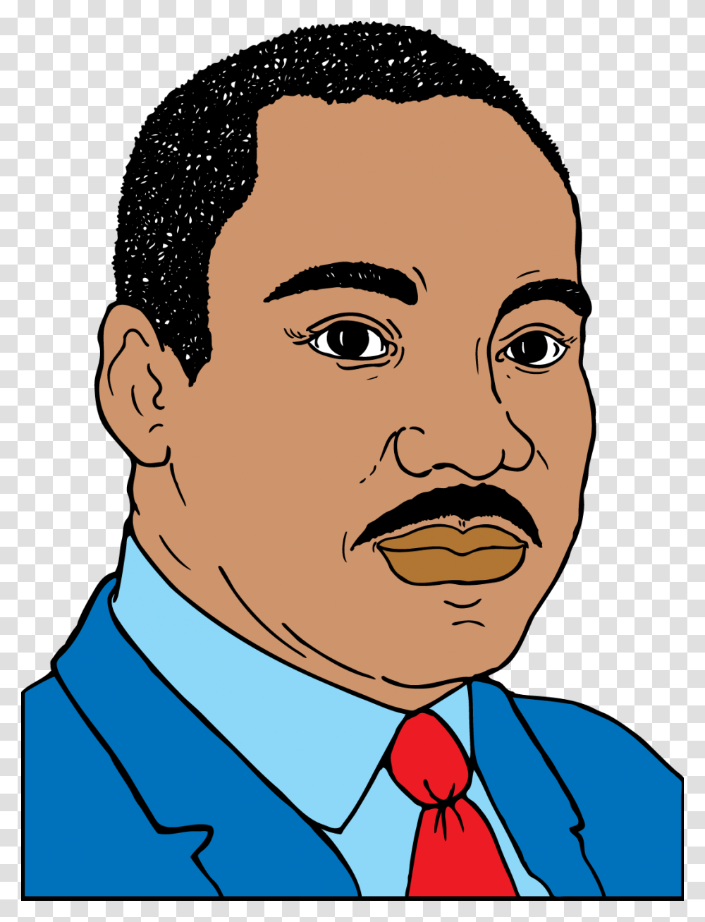 Martin Luther King Day Clip Art, Tie, Accessories, Accessory, Face Transparent Png