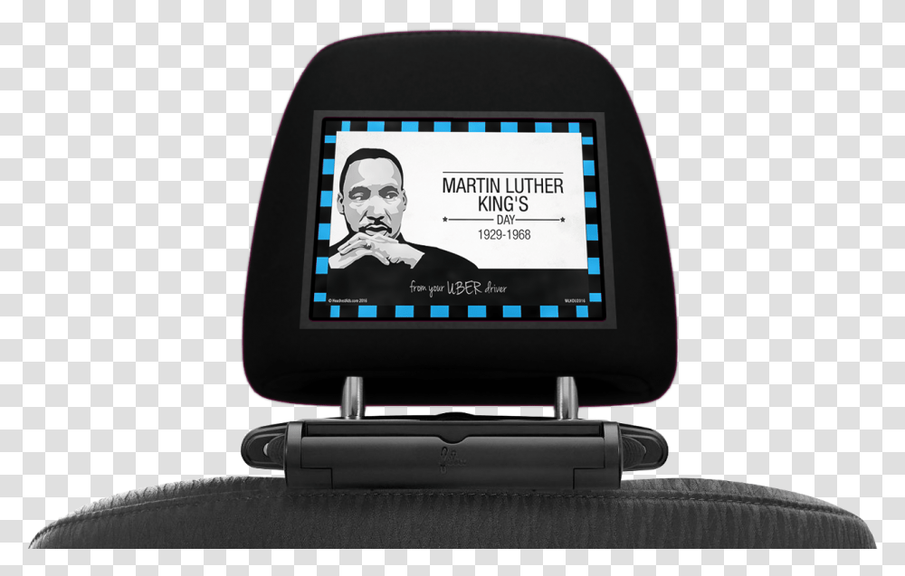 Martin Luther King Happy New Year Uber, Cushion, Headrest, Person, Human Transparent Png